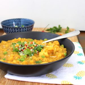 Yellow Split Pea and Cauliflower Curry