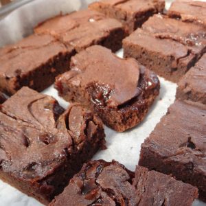 Magic Chocolate Bean Brownies