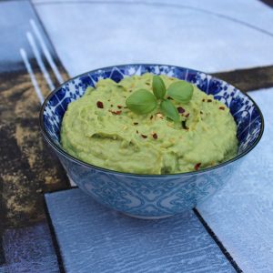 Avocado and Basil Hummus
