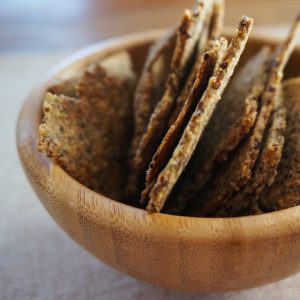 Lentil and Almond Crackers