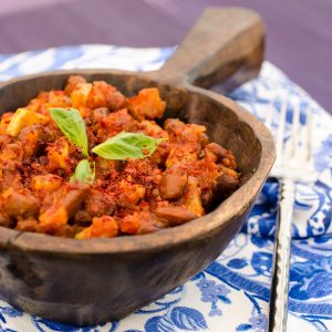 Kidney Bean and Sweet Potato Dish